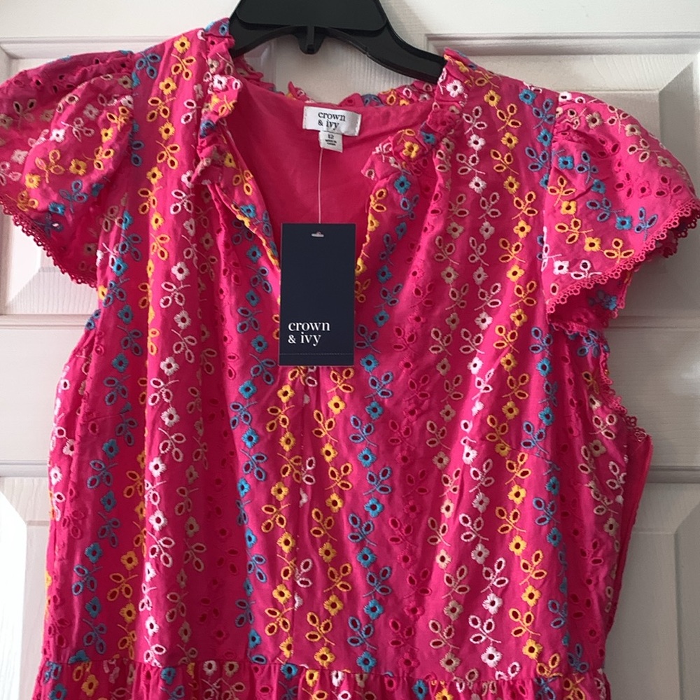 NWOT crown & ivy Pink and Orange Maxi Dress
worn once - Picture 3 of 7